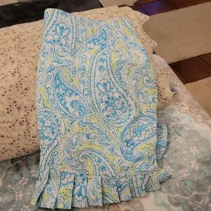 Pretty blue and green skirt